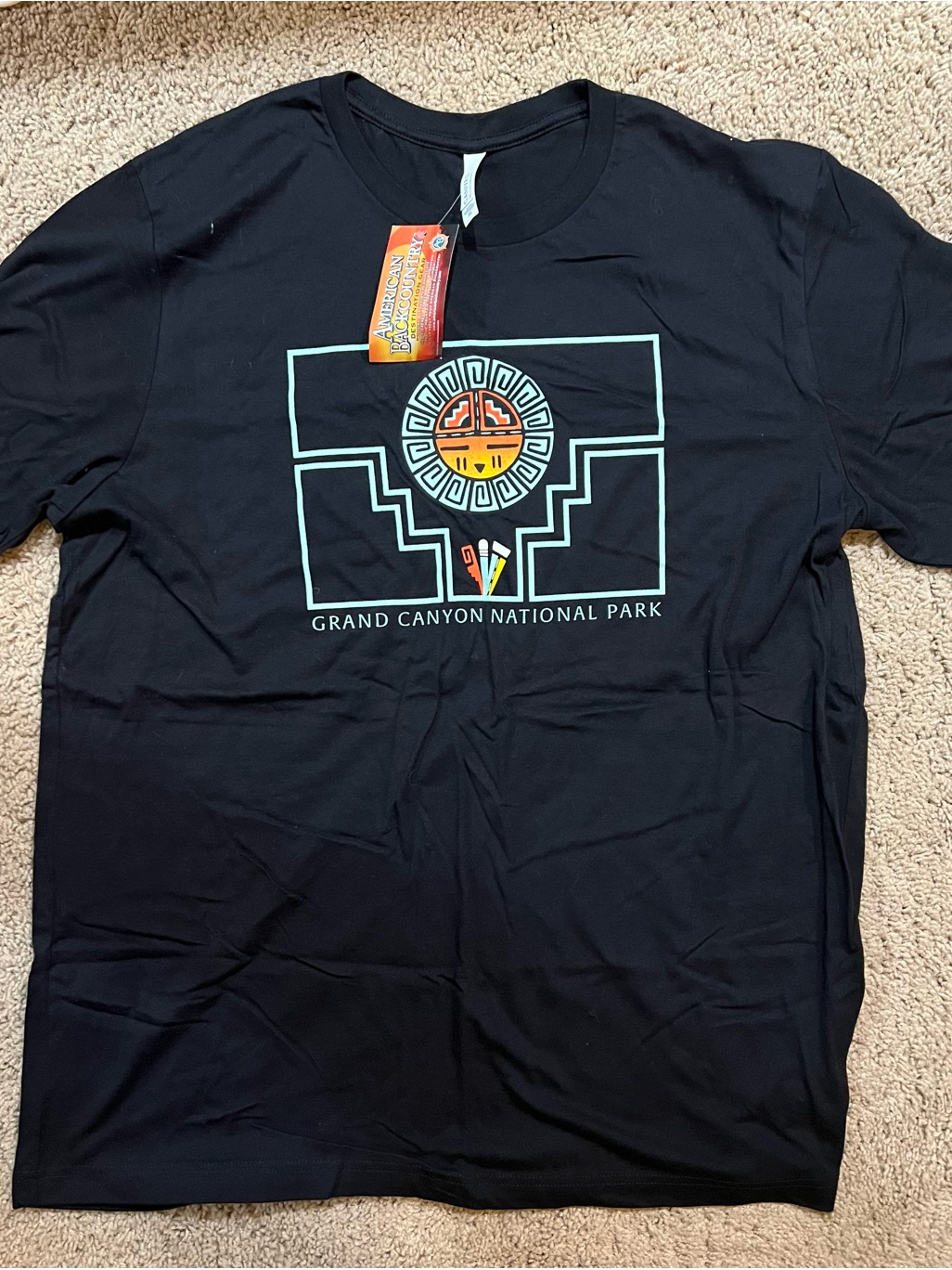 Grand Canyon National Park Black Graphic T-Shirt